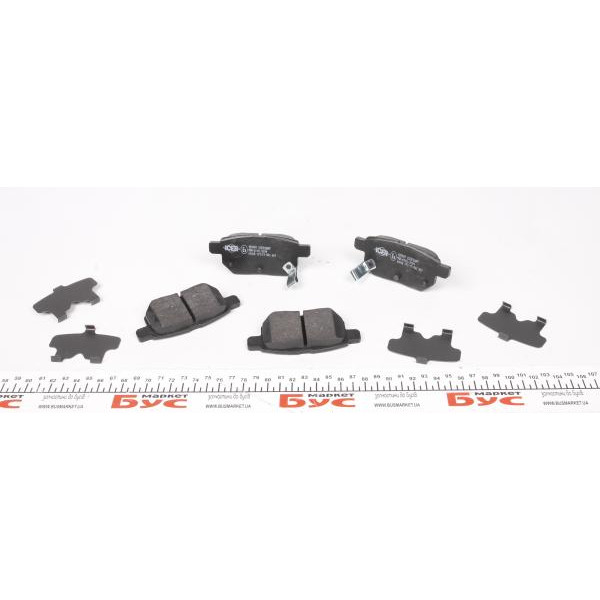 181899 ICER Колодки гальмівні (задні) Toyota Corolla/Auris 06-14/IQ/Urban Cruiser 09-15/Prius 12-/Yaris 05-