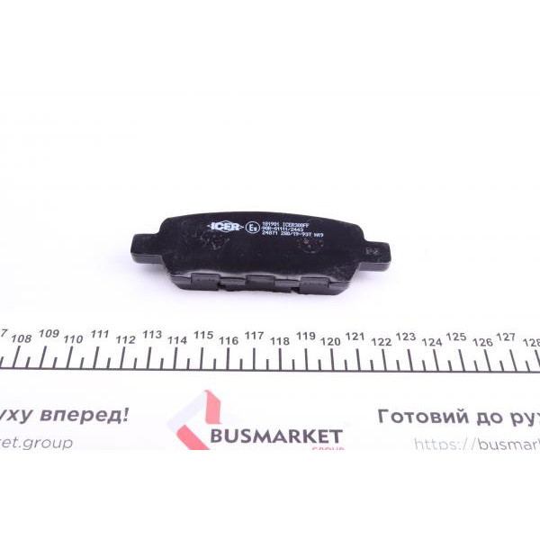 181901 ICER Колодки гальмівні (задні) Nissan Rogue 07-13/Juke/Murano 08-/X-Trail 13-/Suzuki Grand Vitara 05-