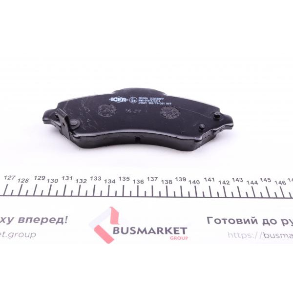 181908 ICER Колодки гальмівні (передні) Chrysler Grand Voyager/Dodge Caravan/Journey/Jeep Cherokee/Compass 07-