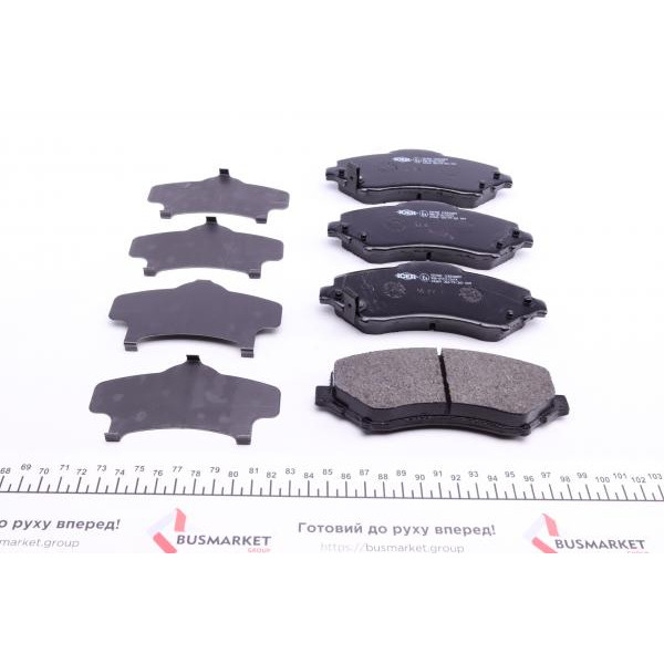 181908 ICER Колодки гальмівні (передні) Chrysler Grand Voyager/Dodge Caravan/Journey/Jeep Cherokee/Compass 07-