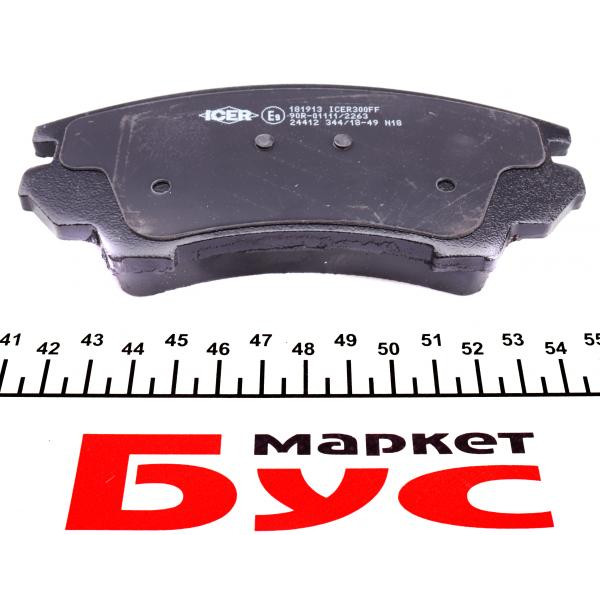 181913 ICER Колодки гальмівні (передні) Nissan Rogue 10-13/Opel Astra J 09-/Insignia 08-17/Zafira C 11-