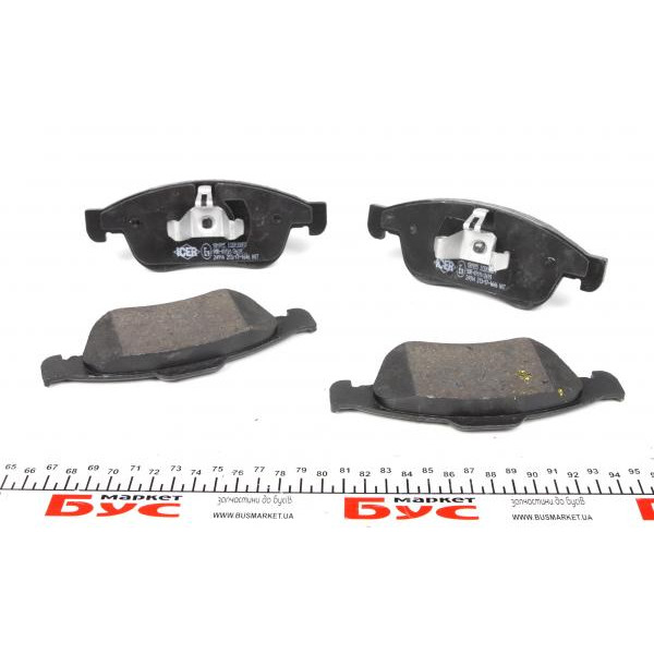 181915 ICER Колодки гальмівні (передні) Renault Megane III/Scenic III 08-/Duster/Dokker/Fluence 10-