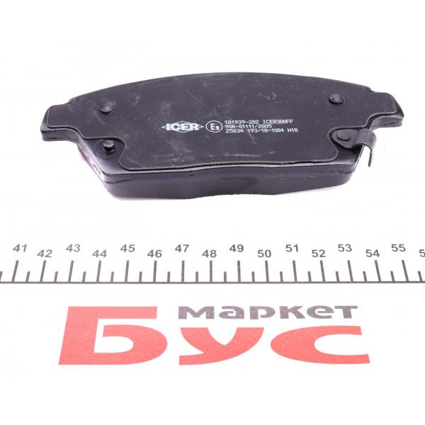 181939202 ICER Колодки тормозные (передние) Nissan Rogue 10-13/Chevrolet Cruze/Opel Astra 09-/Zafira C/Mokka 11-