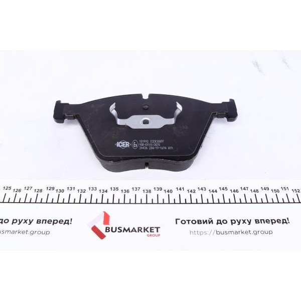 181992 ICER Колодки гальмівні (передні) BMW 5 (F07) 09-/7 (F01-F04) 08-15/X5 (E70/F15/F85)/X6 (E71/F16) 06-
