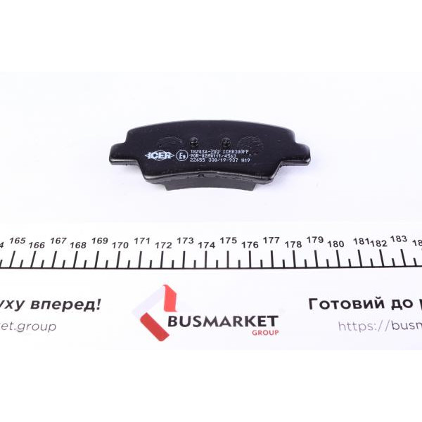 182036203 ICER Колодки гальмівні (задні) Hyundai Accent 18-/Elantra/Tucson/ix35/Kia Sportage/Soul 15-/Rio 17-