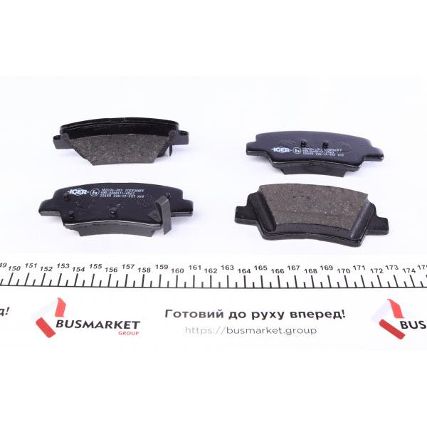 182036203 ICER Колодки гальмівні (задні) Hyundai Accent 18-/Elantra/Tucson/ix35/Kia Sportage/Soul 15-/Rio 17-