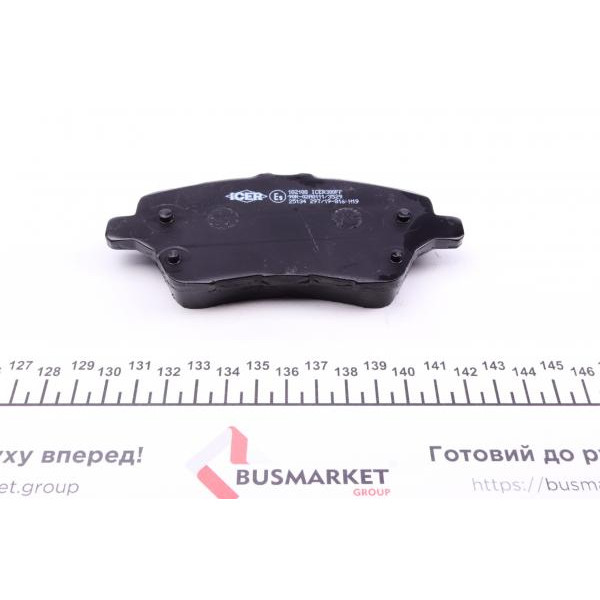 182108 ICER Колодки гальмівні (передні) Ford Transit Courier/Tourneo Courier 14-/Fiesta VI 08-/B-Max 12-