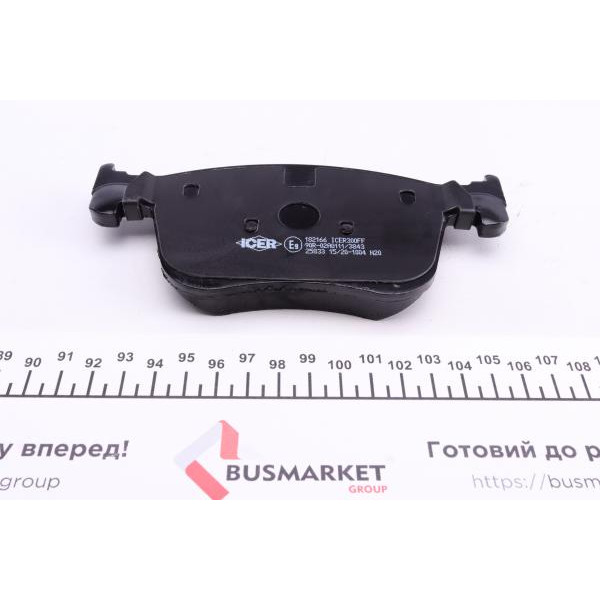 182166 ICER Колодки гальмівні (передні) Citroen C4 Picasso/Grand Picasso/Peugeot 308 13-