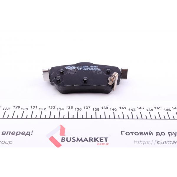 182188 ICER Колодки гальмівні (задні) Nissan Leaf 17-/Qashqai/X-trail 13-/Renault Kadjar 15-/Koleos 16-