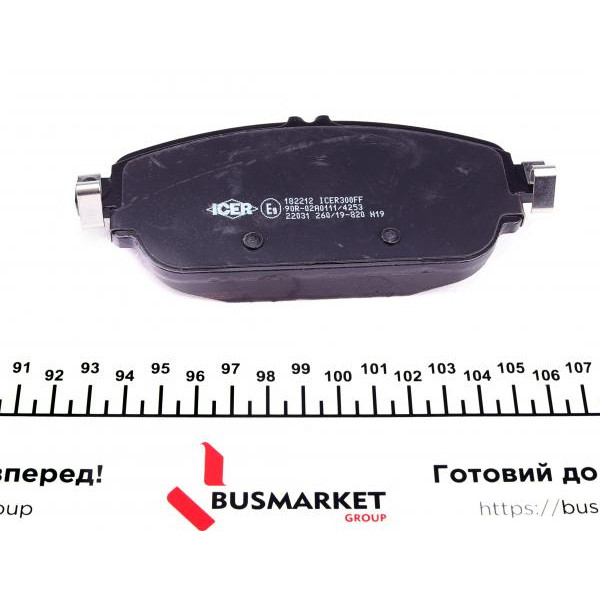 182212 ICER Колодки гальмівні (передні) MB C-class (W205/S205/C205) 13-/E-class (W213/S213/C238) 16-