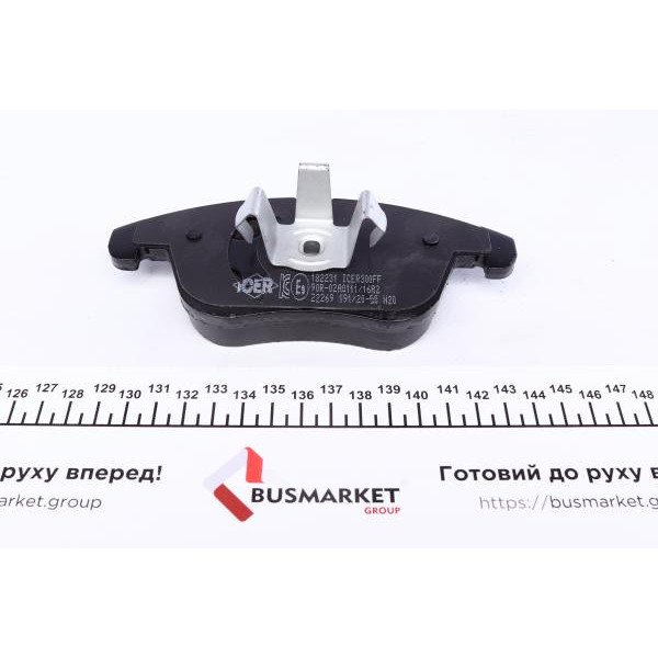 182231 ICER Колодки гальмівні (передні) Ford Galaxy III/S-Max/Mondeo V/Fusion 13-/Ford (USA) Fusion 05-