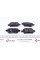182257 ICER Колодки гальмівні (задні) Chevrolet Cruze 15-/Bolt 16-/Opel Astra K 15-