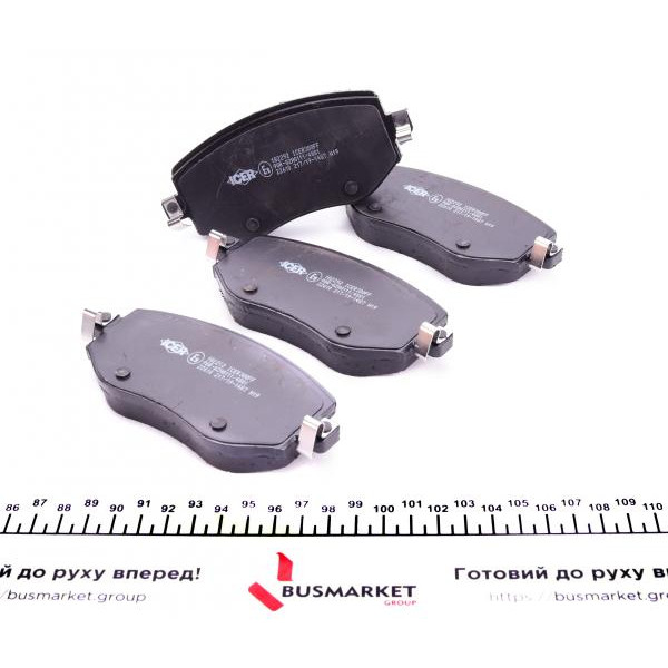 182292 ICER Колодки гальмівні (передні) Renault Megane IV 15-