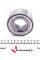 101104 IJS GROUP Підшипник маточини (передньої) Peugeot Partner/Citroen Berlingo 98- (42x82x36)(к-кт)