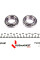 101123 IJS GROUP Підшипник маточини (задня) Ford Escort 89-01 (к-кт)