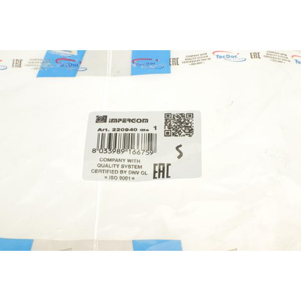 Прокладка головки Mercedes Benz W163/220/639 M112 02-08 (праворуч) (0.65 mm) ELRING 220940