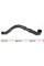222489 IMPERGOM Патрубок інтеркулера Ford Transit 2.4TDCi/DI/TDE 00- (к-кт)