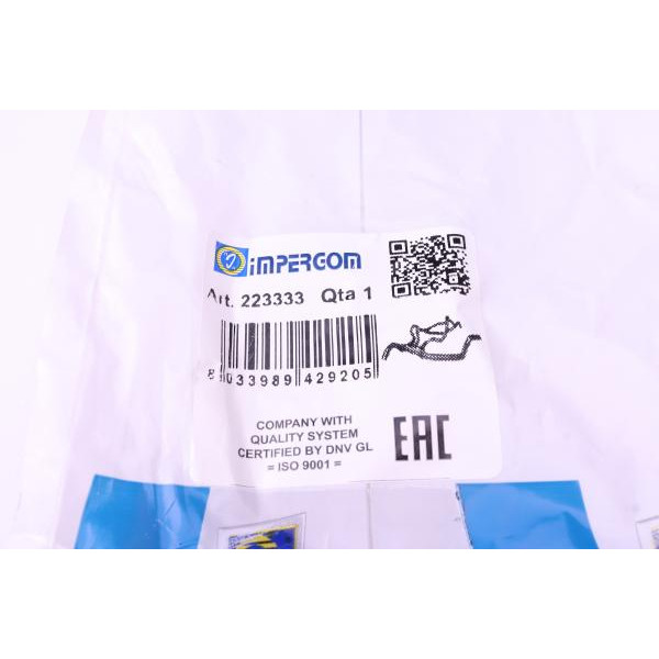 223333 IMPERGOM Патрубок радіатора Renault Megane II/Scenic II 1.9dCi (L) (к-кт)
