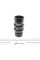 224145 IMPERGOM Патрубок інтеркулера Ford Focus 1.0/1.6Ti/1.8TDCi/2.0TDCi 98- (50x57/68x125)
