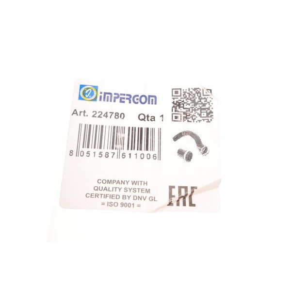 224780 IMPERGOM Патрубок інтеркулера Renault Laguna III 1.5dCi 07-15 (к-кт 2 шт)
