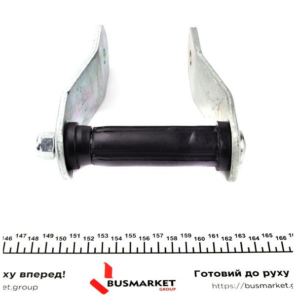 25979 IMPERGOM Кронштейн кріплення ресори (серега) Fiat Doblo 01- (з сайленблоком ресори) к-кт