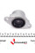 35681 IMPERGOM Подушка амортизатора (заднього) Ford Fiesta 01-10/ Fusion 02-12