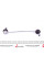 36837 IMPERGOM Тяга стабілізатора (переднього) Nissan Micra/Renault Clio III 03- (L=248mm)