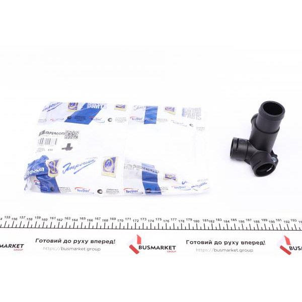 90187 IMPERGOM Фланець системи охолодження VW Caddy I 1.6 82-92/T3 1.7D/T4 1.9D 84-03