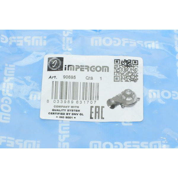 90695 IMPERGOM Фланець системи охолодження Skoda Fabia II/VW Golf/Passat 1.4TSI 06-