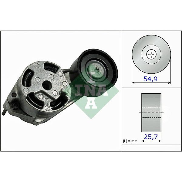 534051610 INA Натягувач ременя генератора BMW 3 (F30/F80) 12-16, N13 B16A