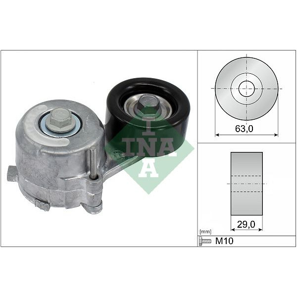 534065010 INA Натягувач ременя генератора Opel Astra J/Insignia 1.6 SIDI 12-