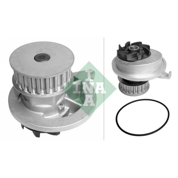 538029710 INA Помпа води Opel Ascona C 1.6/1.6S/1.8E/1.8i 81-87/Kadett D/E 1.6S/1.8I/1.8E 81-93