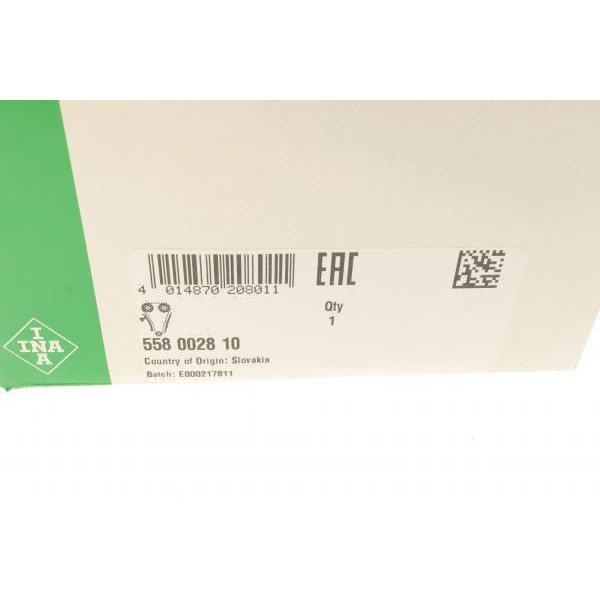 558002810 INA Комплект ланцюга ГРМ Audi A4/A6/A8 2.4/3.2 04-10
