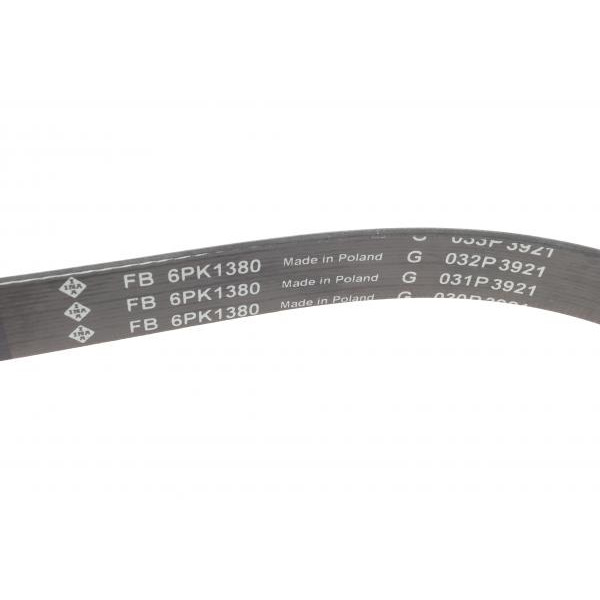 FB6PK1380 INA Ремінь генератора Opel Zafira/Astra H 1.9 CDTI 04-15/Chevrolet Aveo 1.4 11-
