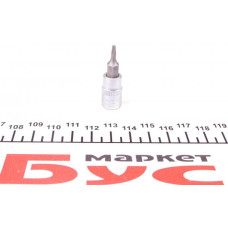 10128 JBM Біта Torx T8 + адаптер під ключ 1/4"