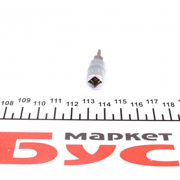 10128 JBM Біта Torx T8 + адаптер під ключ 1/4"