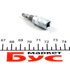 10132 JBM Біта Torx T25 + адаптер під ключ 1/4"