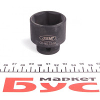 Головка ударна 6-гранна (1/2") (d=32mm) JBM 11125