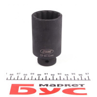 11615 JBM Головка ударна 12-гранна (1/2") (d=32mm)