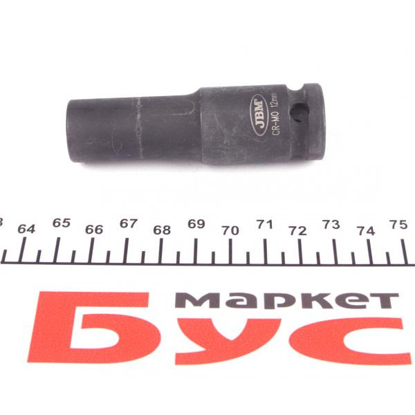 12062 JBM Головка ударна 6-гранна HEX (1/2") (d=12mm)
