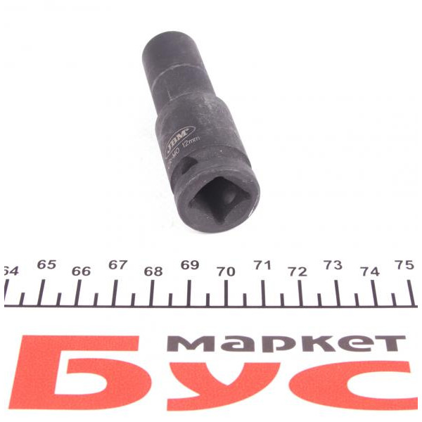 12062 JBM Головка ударна 6-гранна HEX (1/2") (d=12mm)
