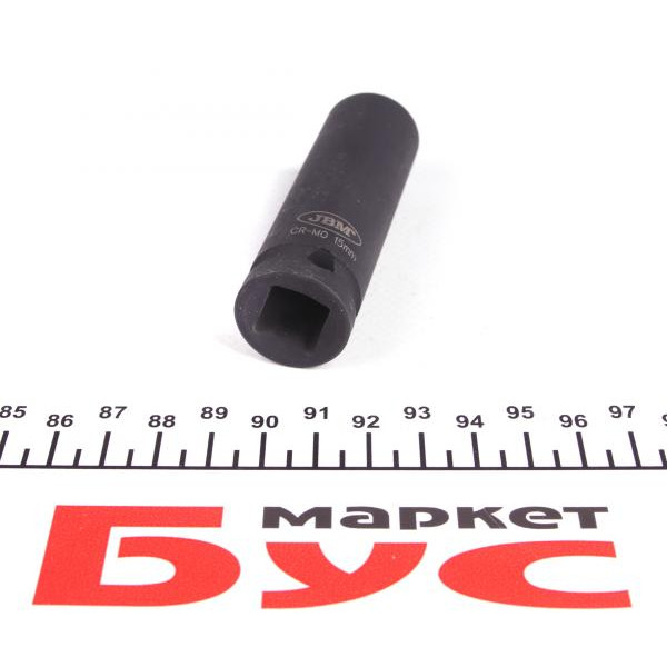 12064 JBM Головка ударна 6-гранна HEX (1/2") (d=15mm)