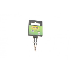13388 JBM Біта Torx T27 + адаптер під ключ 1/4" (хромована)