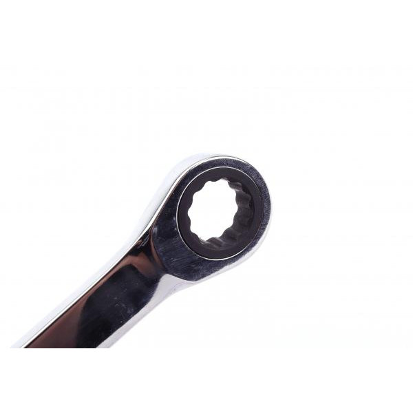 13460 JBM Ключ 12-гранний плоский-кільцевий подовжений з тріскачкою (17mm)