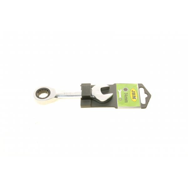 13495 JBM Ключ короткий комбінований тріскачковий (14mm)
