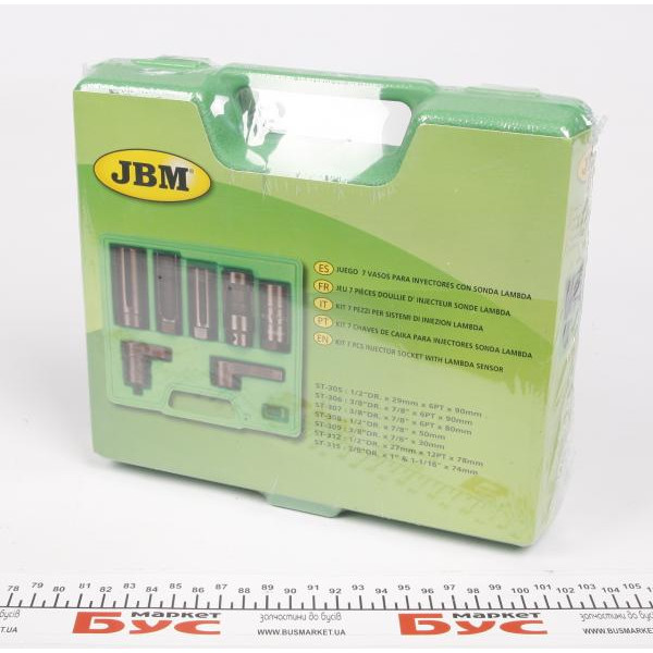 51119 JBM Набір інструментів для викручування лямбда-зонд (насадки)