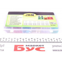 52054 JBM Комплект запобіжників (3A/4A/5A/7.5A/10A/20A/25A/30A)