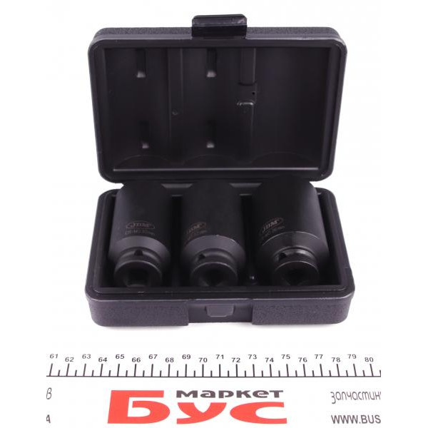 52694 JBM Набір ударних головок XZN 1/2" (30/32/36) (L=80mm) (3шт)