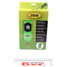 52883 JBM Фонарик инспекционный светодиодный с гибким основанием (LED COB 2W/200+90Lm.)