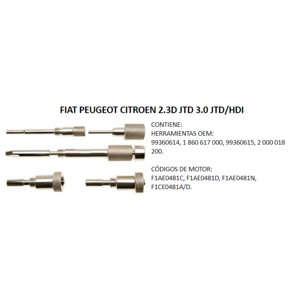 53319 JBM Інструмент регулювання зубчастого ременя Fiat/Peugeot/Citroen 2.3D/3.0 JTD/HDI